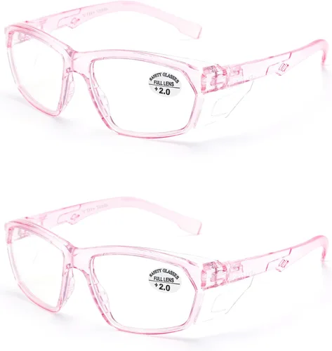 Miniatura 126 de ProtectX Elegantes gafas de seguridad antivaho y resistentes a los arañazos, gafas de protección UV, lentes de bloqueo de luz azul para hombres