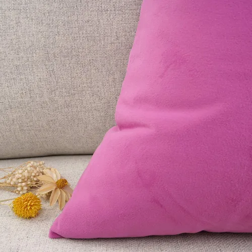 Miniatura 5 de YOUR SMILE Paquete de 2 fundas de almohada cuadradas de terciopelo de color puro, fundas de almohada decorativas, fundas de cojín suaves y sólidas
