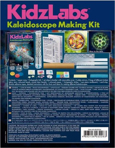Miniatura 5 de 4M Kidzlabs Kit de fabricación de caleidoscopio - Juguetes STEM de física con luz óptica, regalo de manualidades para niños y adolescentes, niños