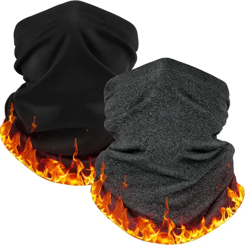Miniatura 7 de HONGTEYA Polaina de cuello de invierno para hombres y mujeres, resistente al viento, máscara facial para clima frío, esquí, deportes al aire libre