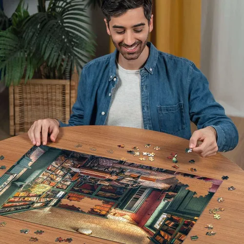 Miniatura 4 de RAVENSBURGER Puzzle 17101 Ravensburger Mysterious Castle Library Lost Places Rompecabezas de 1000 piezas