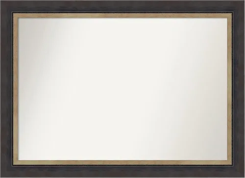 Miniatura 192 de Amanti Art Espejo personalizado, espejo de baño negro Astor, espejo de pared o espejo de tocador de baño sobre el fregadero (25 x 25 pulgadas)