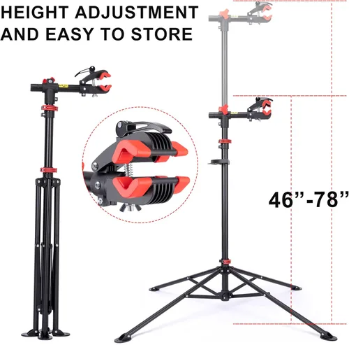 Miniatura 6 de CXWXC Soporte de reparación de bicicletas - Para mantenimiento Stand de trabajo Tienda de bicicletas eléctricas Mecánica del hogar para bicicleta