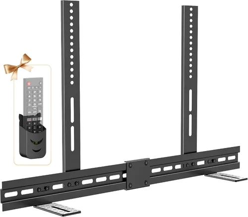 Soportes para barra de sonido de alta resistencia para Samsung/LG/Sony/Vizio | Soporte para barra de sonido debajo o encima de televisores | Soporte