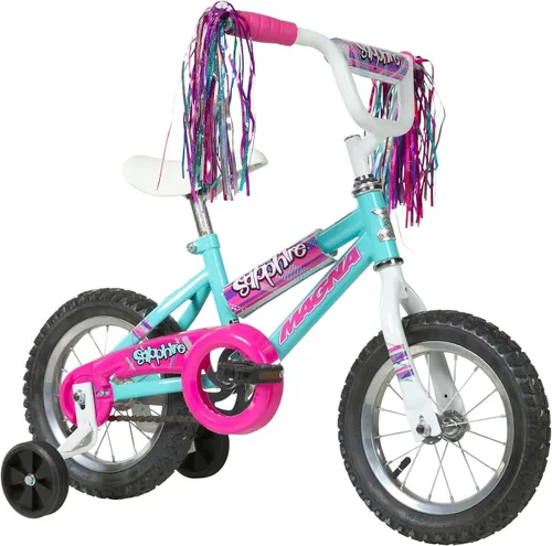 Miniatura 13 de Bicicleta Magna Sapphire de Dynacraft - Estructura de acero resistente, frenos de mano delanteros y traseros, asiento ajustable, pataneador - Ideal