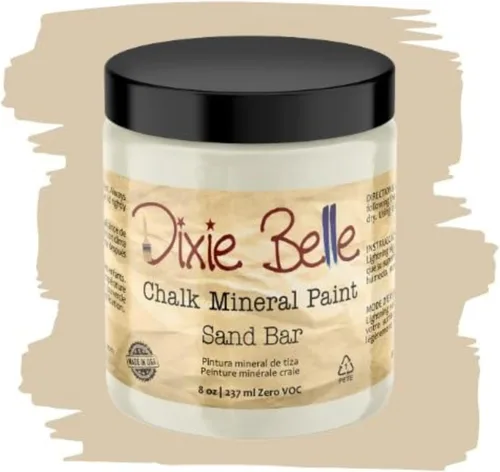 Miniatura 176 de Dixie Belle Paint Company - Pintura con acabado de tiza para muebles, color negro (Caviar), 1 galón, 128 fl oz, pintura mineral color rosa intenso