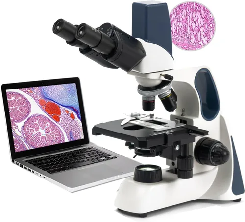 Miniatura 11 de SWIFT SW380B Microscopio compuesto binocular, 40X-2500X con cámara de 1.3 MP, 100 diapositivas de microscopio, kit de microscopio para estudiantes