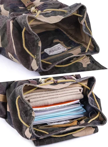 Miniatura 6 de Gootium 21101 - Mochila de lona gruesa de alta densidad