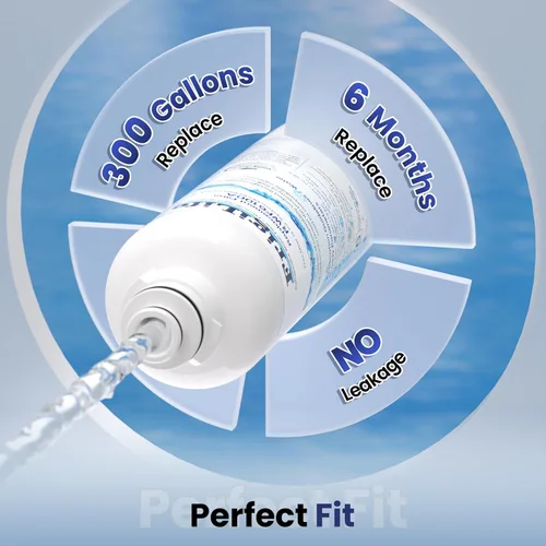 Miniatura 7 de BORPLFTR55 Repuesto para Bosch Ultra Clarity Pro BORPLFTR50, 12033030, 12028325, 11025825, 11032531, B36CT80SNS, B36CL80ENS, WFC100MF, WFS200MF