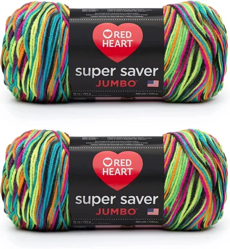 Miniatura 30 de Red Heart Super Saver Jumbo Ovillo de lana, Amatista