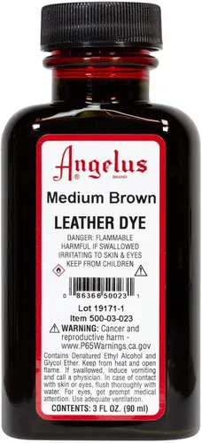 Miniatura 41 de Angelus Tinte para cuero, 3 onzas, bronceado militar