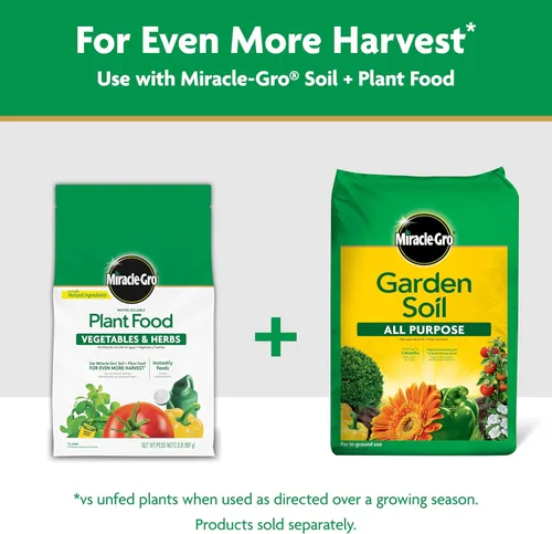 Miniatura 10 de Miracle-Gro Alimento vegetal soluble en agua, verduras y hierbas, 2 libras, paquete de 2