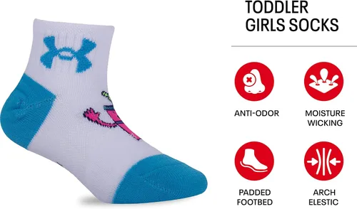 Miniatura 2 de Under Armour Paquete múltiple de calcetines para niña