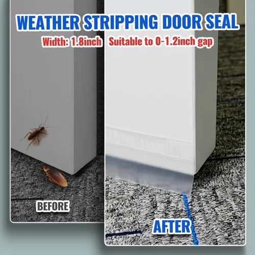 Miniatura 3 de Pelado de Clima para Puertas Tapón de Corriente de Puerta Sello para Puerta de Ducha Tira de Sellado para Ventana