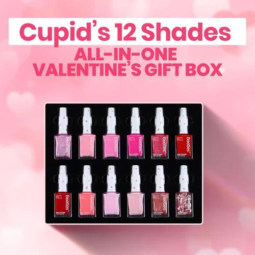 Miniatura 7 de Beetles - Juego de esmalte de uñas rosa, Prisma del Amor 12 colores, juego de esmalte de uñas primavera, salón, larga duración, DIY, uñas rosas