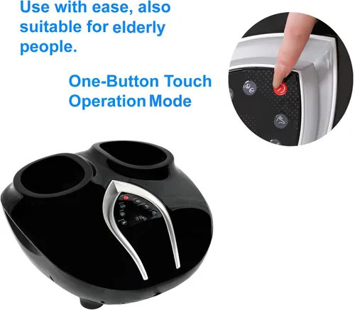 Miniatura 4 de Carepeutic Masajeador de pies Shiatsu 6D con masaje de amasamiento y calor, masajeador eléctrico de pies de tejido profundo para pies cansados
