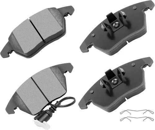 Miniatura 33 de cciyu Juego de pastillas de freno de cerámica delanteras y traseras D946 D683, 8 piezas para BMW 330Ci 2001-2005 para BMW 330i 2001-2005 para BMW