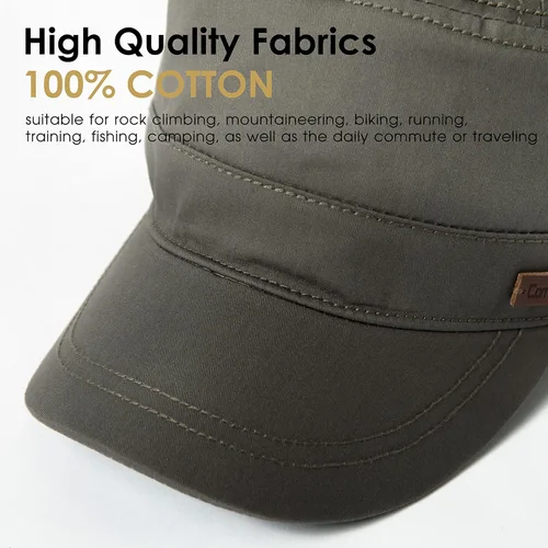 Miniatura 4 de Comhats Gorras militares de cadete para hombre, talla L, XL, XXL, para senderismo, pesca
