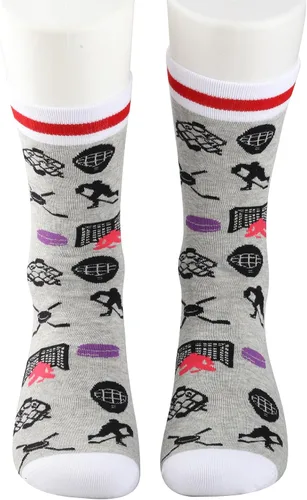 Miniatura 2 de PXTIDY 2 pares de calcetines de portero de hockey portero regalo de portero de hockey sobre hielo regalos para jugadores de hockey sobre hielo