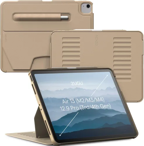 Miniatura 17 de Zugu Case Funda protectora delgada para iPad Air de 13 pulgadas M4 2026, M3 2025, M2 y 12.9 pulgadas (3ª/4ª generación), funda protectora delgada