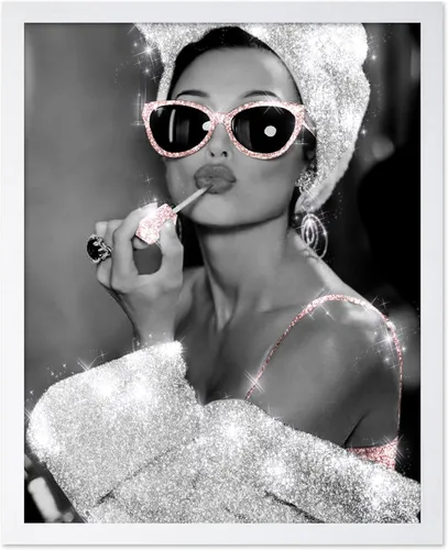 Miniatura 61 de Poster Master Impresión de labios dorados, póster de mordida de labio, arte moderno y minimalista, regalo bohemio para hombres y mujeres, diseño