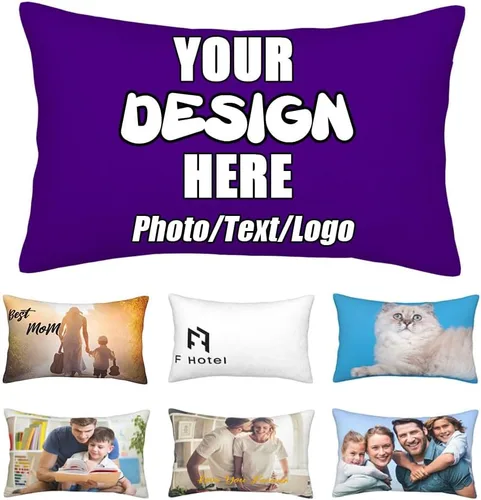 Miniatura 32 de Funda de almohada decorativa personalizada con foto de pareja, funda de cojín decorativo personalizada, fundas de almohada personalizadas