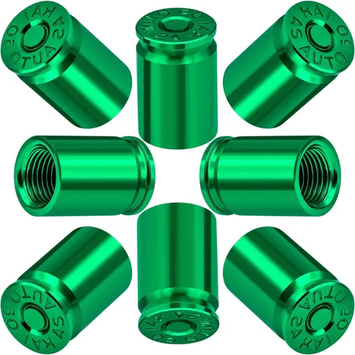 Miniatura 63 de Tapas de válvula de neumático, bala, aleación de aluminio, cubiertas universales a prueba de polvo para automóviles, SUV, camiones, bicicletas