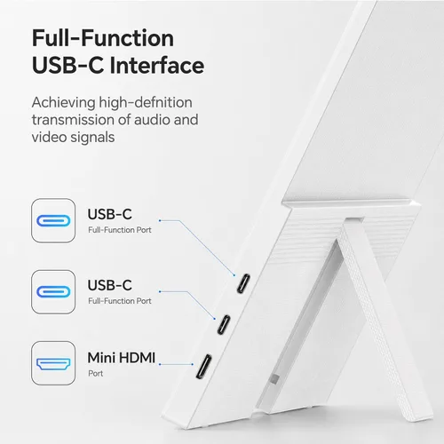 Miniatura 6 de KTC Portable Monitor 15.6 Inch, 1080P FHD USB-C HDMI Laptop Screen for Laptop Phone Mac PS5 Xbox Switch, IPS HDR Travel Second Screen Monitor