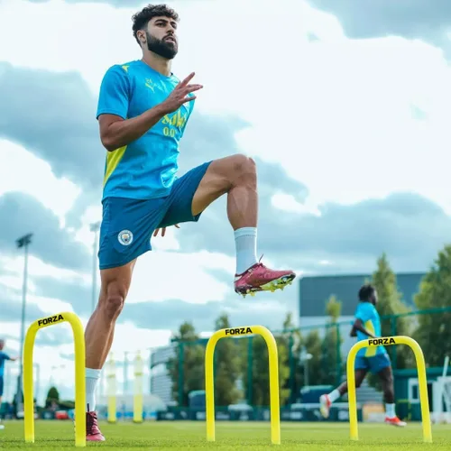 Miniatura 6 de FORZA Arcos de paso de fútbol profesional Juego de 4 objetivos de fútbol de nivel élite para mejorar las técnicas y la precisión de los pases
