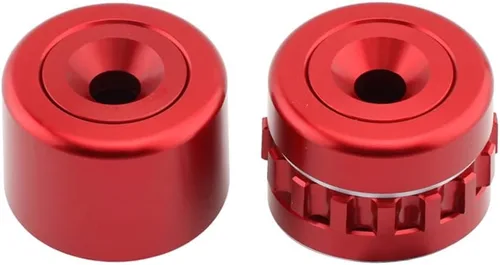 Miniatura 4 de FSFY Cerradura del acelerador Control de crucero Abrazadera del acelerador Barra de extremo para BMW F800GT F650GS F900XR, rojo