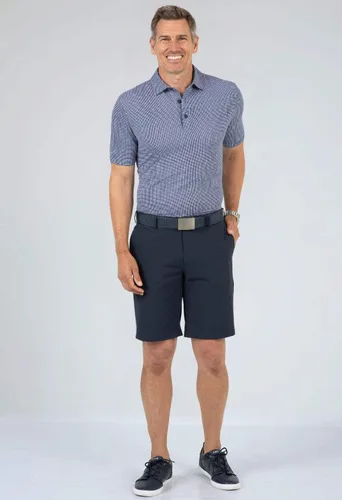 Miniatura 3 de IBKUL Polo de manga corta para hombre con protección solar UPF 50+ Icefil Cooling Tech Mini Check 94754