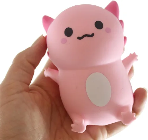 Miniatura 3 de Curious Minds Busy Bags Axolotl - Pelota antiestrés suave y cremosa, relleno de Doh, sensorial, juguete antiestrés súper suave
