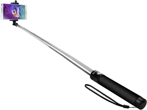 Miniatura 4 de Cellet Selfie Stick extensible ajustable, para todos los teléfonos inteligentes, iPhone, Samsung Galaxy, Google Pixel, Go Pro y cámaras, color negro