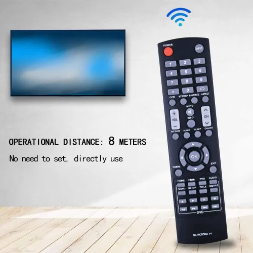Miniatura 2 de PZL NS-RC9DNA-14 Reemplazo para Insignia TV LED DVD Combo Control remoto NS-28DD220NA16 NS-32DD200NA14 NS-24ED310NA15B NS-32DD310NA15 NS-32DD220NA16