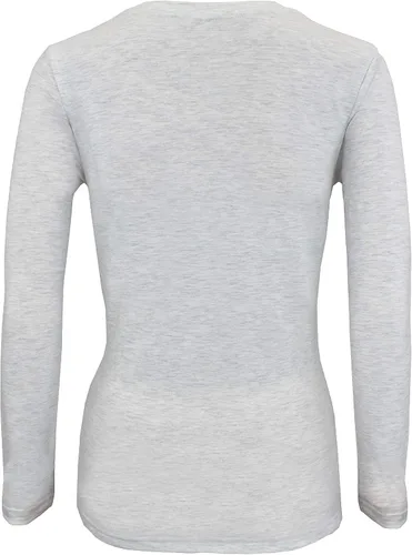Miniatura 105 de Natural Uniforms Camiseta Under Scrub para mujer, cuello redondo, manga larga, paquete de 3, paquete múltiple de 3