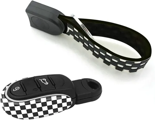 Heinmo Funda de llave con control remoto de ABS para Cooper ONE S JCW Clubman Countryman F54 F55 F56 F57 F60, accesorios de estilo para coche (Negro