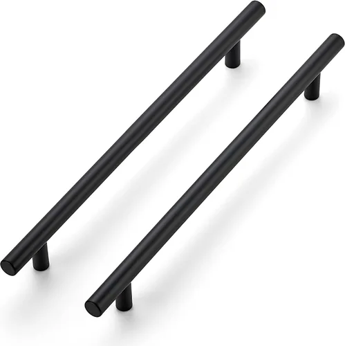 Miniatura 19 de Ravinte Juego de 4 manijas de gabinete de 3-15/16 pulgadas de acero inoxidable en color negro mate para cajones de cocina, tiradores de gabinete