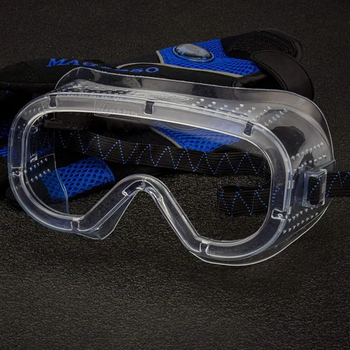 Miniatura 7 de Neiko 53874A - Gafas protectoras de seguridad antivaho con visión amplia, extrasuaves, ajustables y ligeras, transparentes