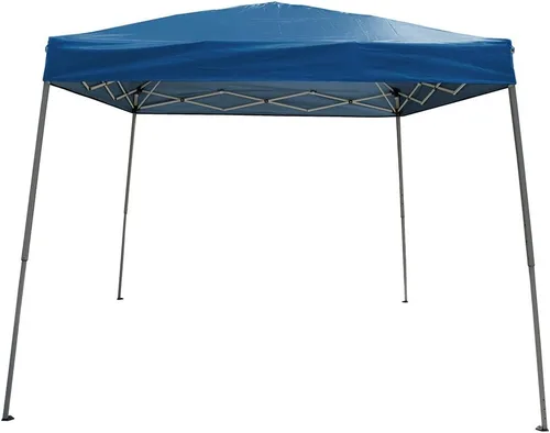 Polar Aurora Tienda de campaña de 10 x 10 pies con patas inclinadas de 5 colores, fácil de desplegar, para fiesta (azul)