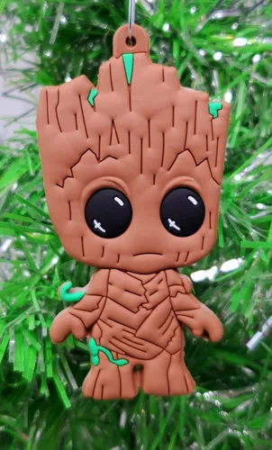 Miniatura 3 de Adorno de árbol de groot de superhéroe