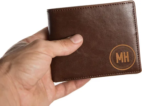 Miniatura 2 de Swanky Badger Billetera personalizada billetera plegable, ranura para identificación, ranura para tarjetas