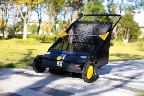 Miniatura 4 de SPLENDOR LS-650A2 - Barredora de césped de 26 pulgadas para caminar y empujar, barredora de jardín, barredora de caminos