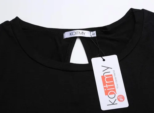 Miniatura 5 de Camiseta de manga de encaje 34 con cuello redondo para mujer, blusas casuales tipo túnica