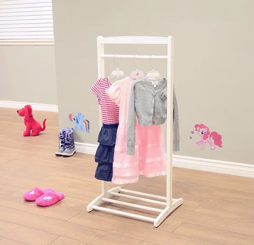 Miniatura 3 de Frenchi Home Furnishing - Percha para ropa infantil Blanco