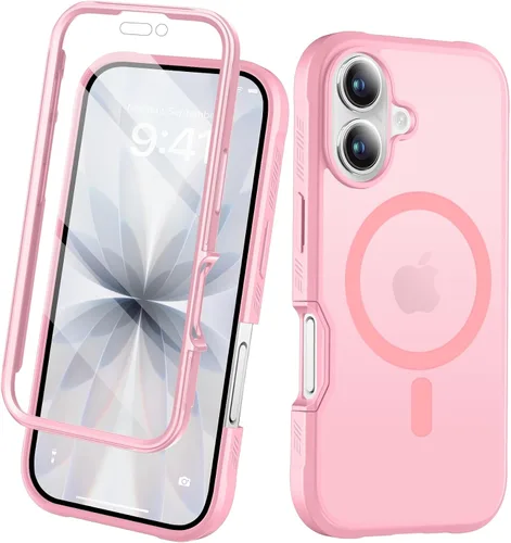 Miniatura 7 de Funda para iPhone 15 de cuerpo completo, protector de pantalla integrado, con protector de lente de cámara, [antiamarilleamiento], funda protectora