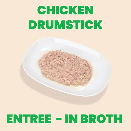 Miniatura 2 de almo nature HQS - Muslo de pollo natural en caldo, sin gluten, sin aditivos, comida húmeda enlatada para perros adultos, triturada, 12 x 280 g/9.87