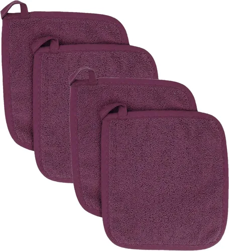 Miniatura 39 de RITZ Agarraderas para ollas y salvamanteles de rizo: Resistente al calor sin igual, duradero 100% algodón – Diseñado ergonómicamente para un agarre
