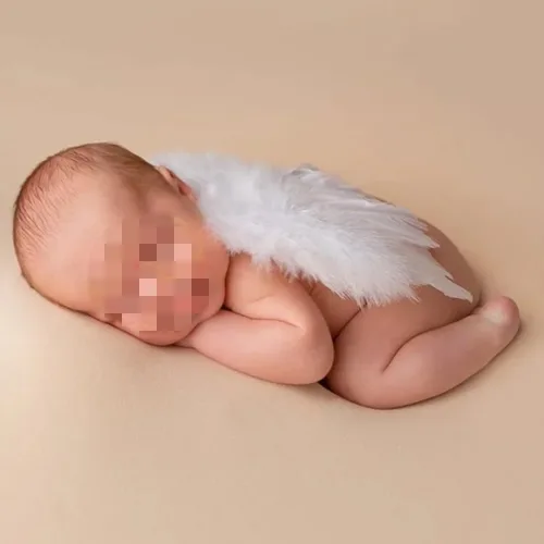 Miniatura 7 de Conjunto de accesorios para fotos para niñas recién nacidas, accesorios de fotografía para recién nacidos, falda tutú rosa y alas de ángel