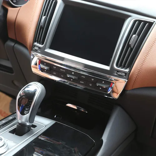 Miniatura 4 de YIWANG - Botón de control central para coche, color cromado ABS