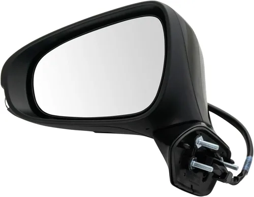 Miniatura 166 de TRQ Espejo plegable con calefacción eléctrica del lado del conductor con indicador de punto ciego pintura a juego negro liso compatible con Kia